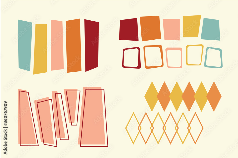 Vintage Vector - Mid Century Shapes