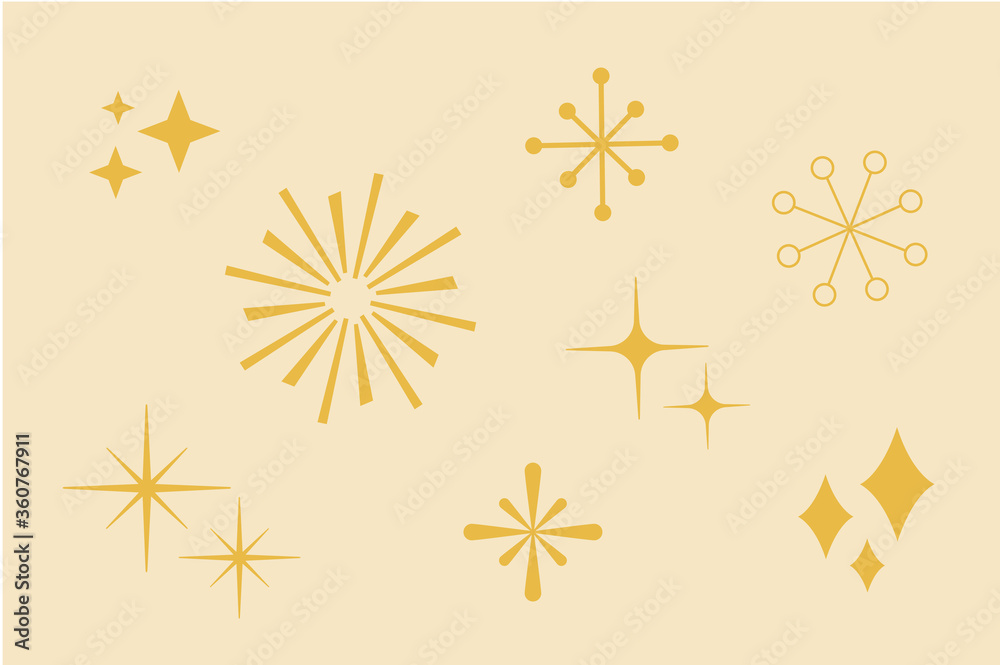 Vintage Vector - Mid Century Shapes