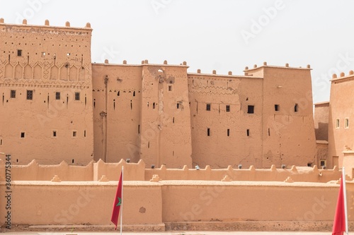 Taourirt Kasbah fort in Ouarzazate , Marocco photo