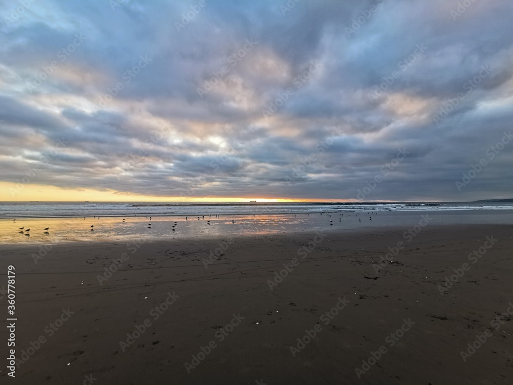 Obraz premium Atardeccer Playa La Serena Chile