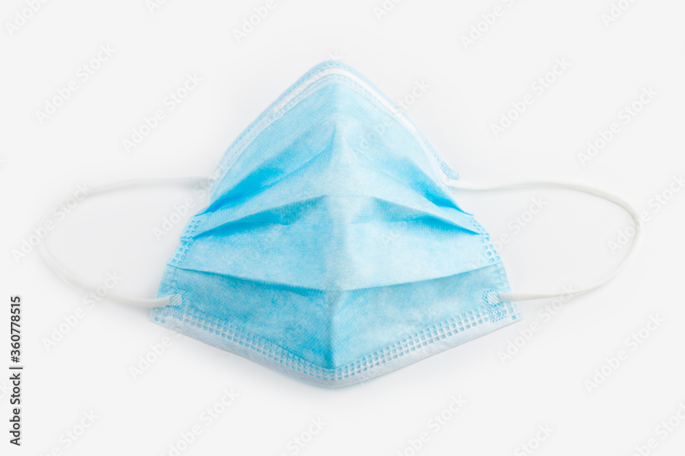 Medical protective mask on white background Medical protective mask on white background
