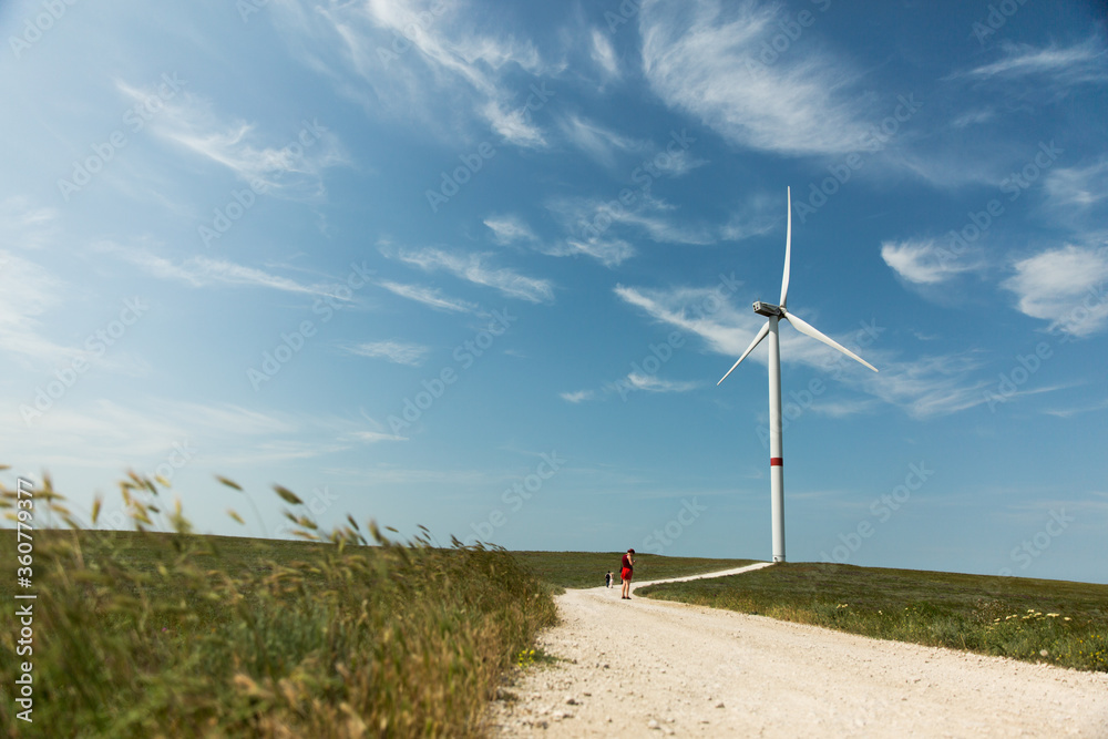 Windmills for electric power - Energy Production with clean and Renewable Energy