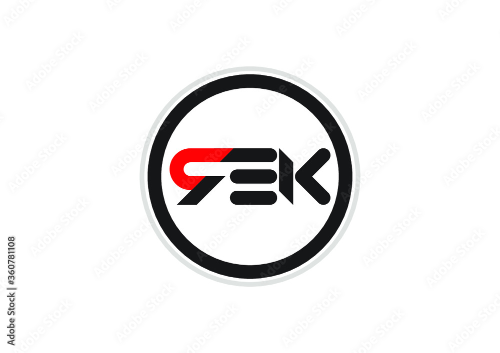 Text logo, REK logo, Gaming, Brand name, Business logo, Red and Black,  Luxury logo, Modern Logo, Gaming Logo Stock Vector | Adobe Stock
