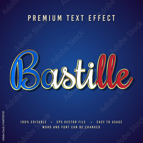 decorative bastille Font and Alphabet vector