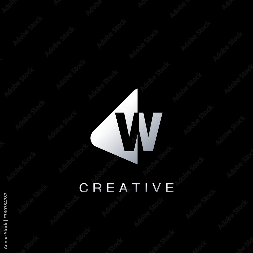 Monogram Abstract Techno Initial Letter W Logo icon vector design Monogram Abstract Techno Initial Letter W Logo icon vector design