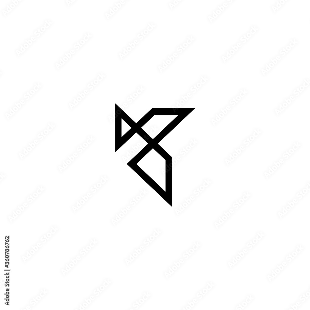 K Letter Logo Design Vector Template K Letter Logo Design Vector Template