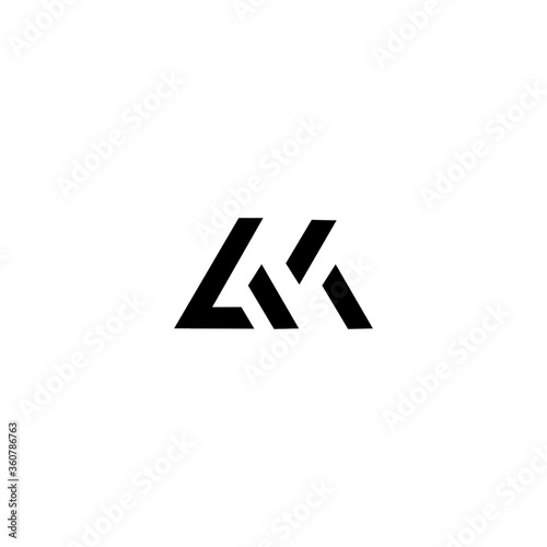 LM L M Letter Logo Design Vector Template