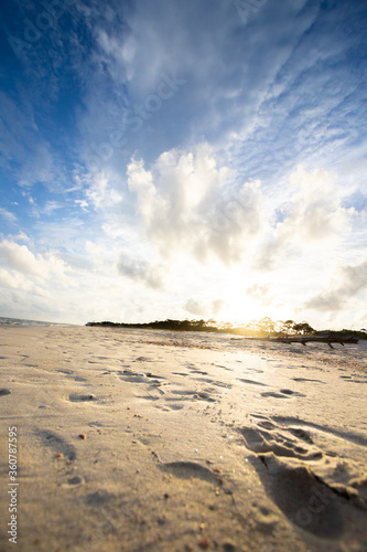 Dramatic beach