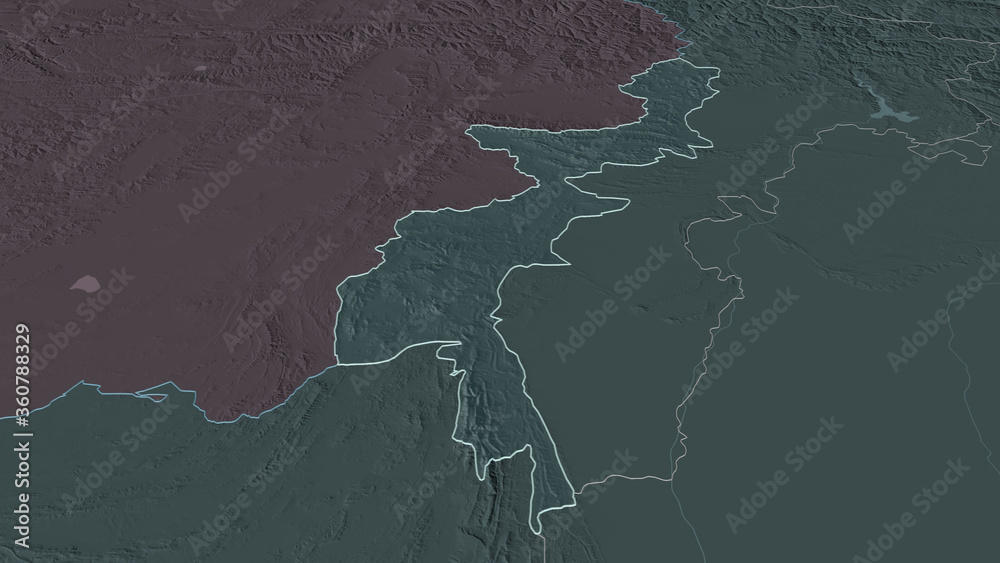 F.A.T.A., Pakistan - outlined. Administrative F.A.T.A., Pakistan - outlined. Administrative