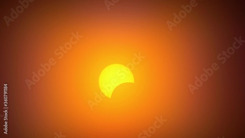 Solar eclipse video.