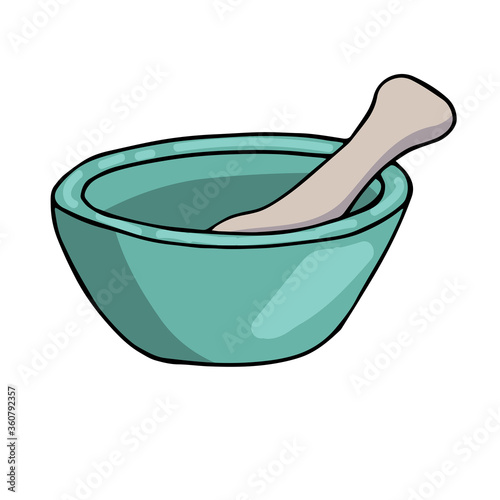 cup for mixing oil for spa and relaxation