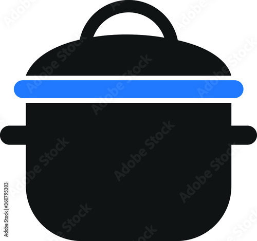 Cooking pot icon vector illustration