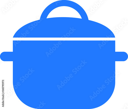 Cooking pot icon vector illustration