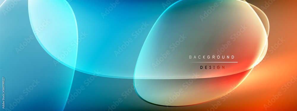 Vector abstract background - liquid bubble shapes on fluid gradient with shadows and light effects. Shiny design template for text Vector abstract background - liquid bubble shapes on fluid gradient with shadows and light effects. Shiny design template for text