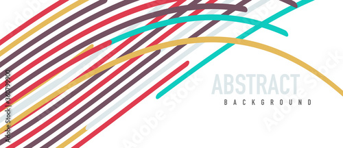 Аbstract moving colorful lines vector backgrounds for cover, placard, poster, banner or flyer