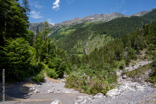 Großes Walsertal Österreich im Sommer photo