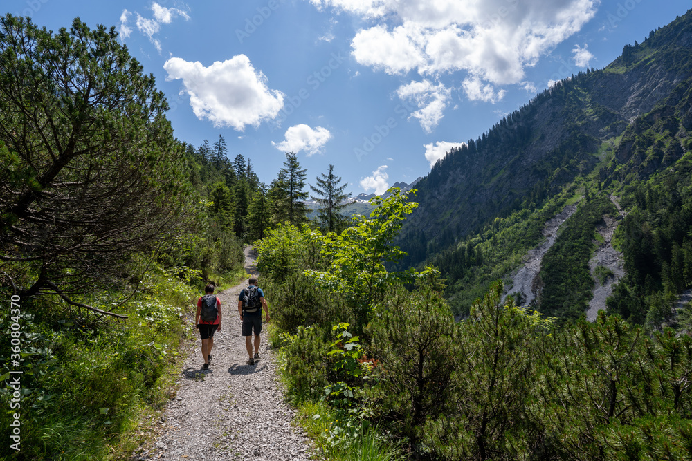 Großes Walsertal Österreich im Sommer