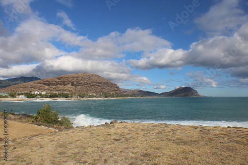 Pokai Bay Beach Oahu Island Hawaii