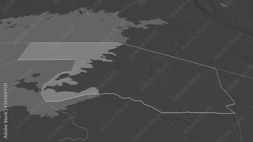 Mara, Tanzania - outlined. Bilevel Mara, Tanzania - outlined. Bilevel
