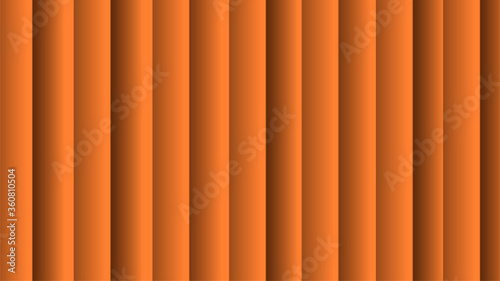 Illustration in orange, similar to the color of an orange in the style of blinds in modern quality