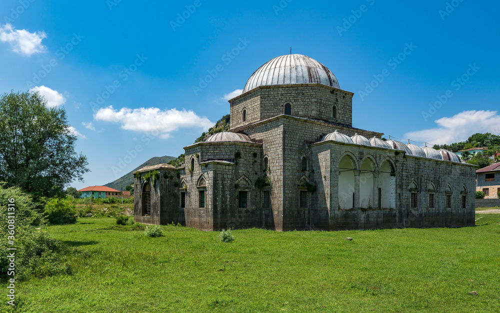 Old lead mosque near by Shkoder in Albania