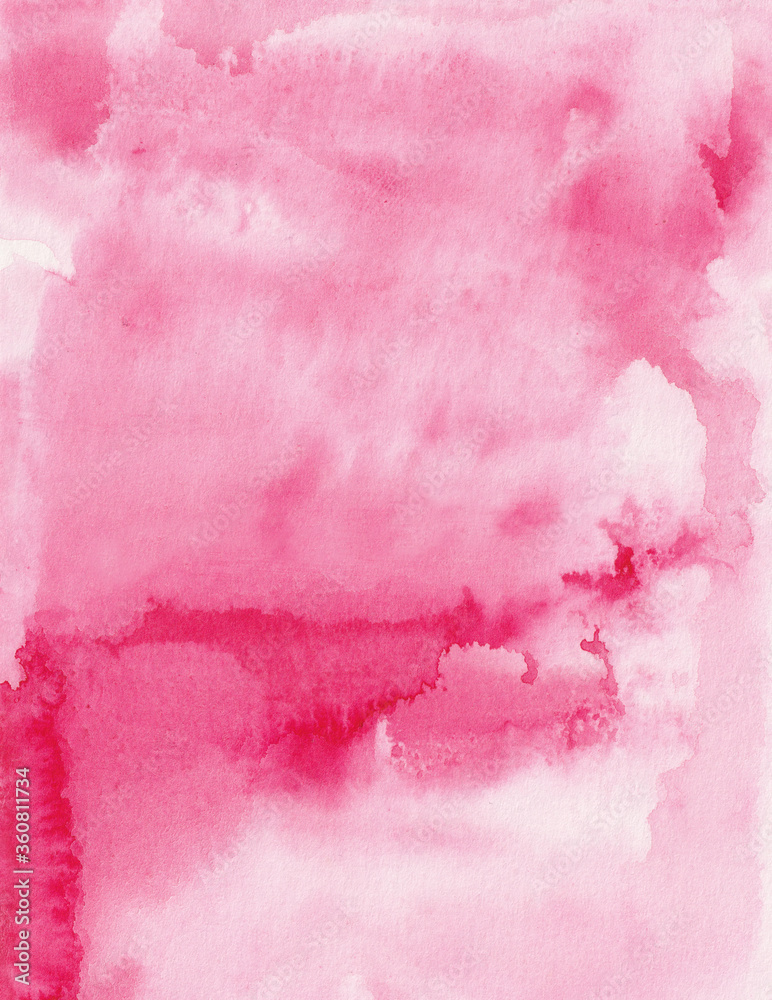 Watercolor Background Pink, Paper Texture Digital