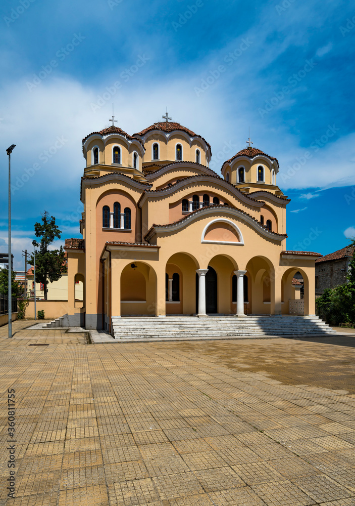 The orthodox cathedral in Shkoder, Albania