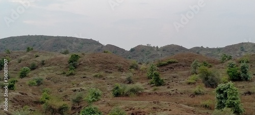 Landscape at burhanpur city, madhya pradesh, india photo