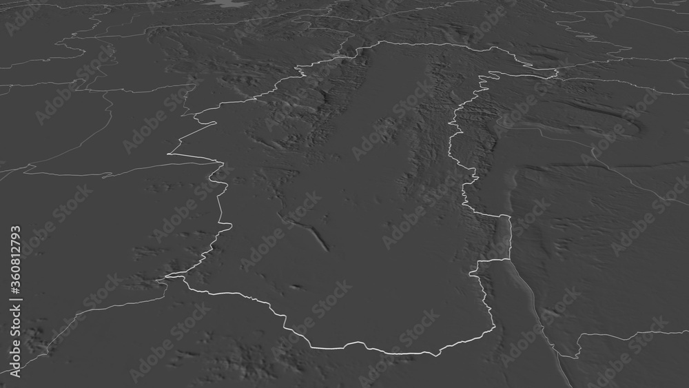 Phetchabun, Thailand - outlined. Bilevel Phetchabun, Thailand - outlined. Bilevel