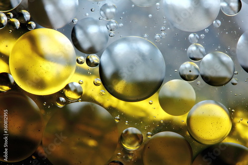 beautiful oil and water with color for background