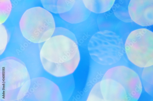 beautiful bokeh coler in close up for background