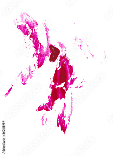 red acrylic abstract  rose  pink 