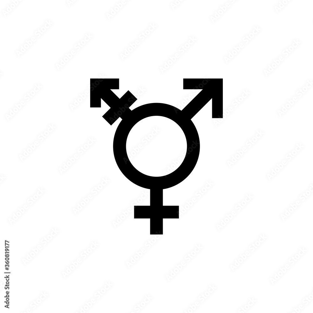 Transgender sign icon. Transsexual symbol modern, simple, vector, icon for website design, mobile app, ui. Vector Illustration Transgender sign icon. Transsexual symbol modern, simple, vector, icon for website design, mobile app, ui. Vector Illustration
