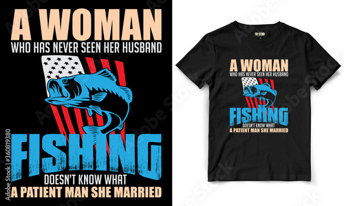 Fishing T-shirt Design..