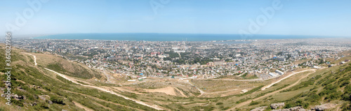 Panorama of Makhachkala. Dagestan, North Caucasus, Russia.