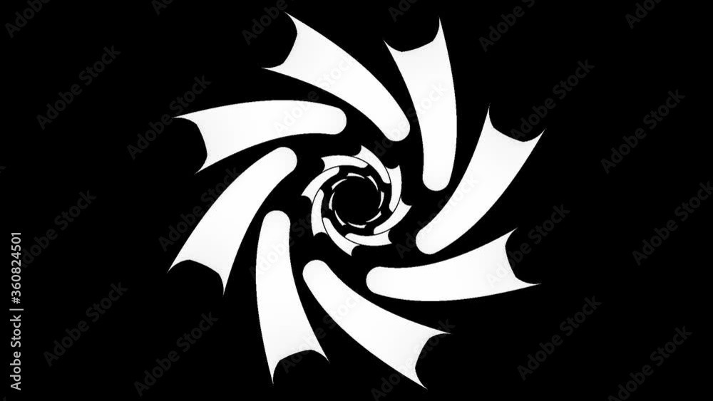 Abstract CGI motion background with expanding/collapsing colored shapes ...