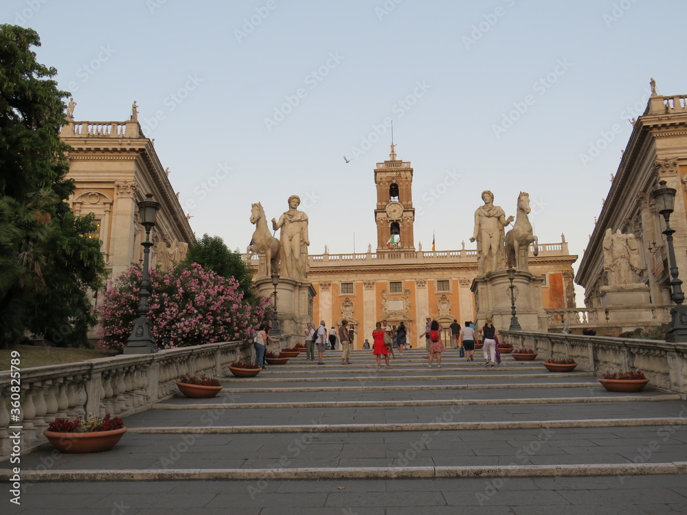 カンピドリオイタリアのローマにて Stock Photo Adobe Stock