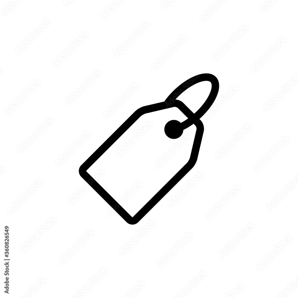 Fototapeta premium price tag icon logo illustration design