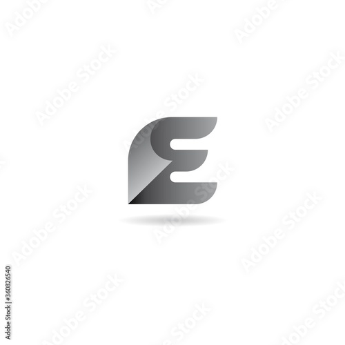 Free Download initial e logo design vector, icon, element, template - GFXLoad