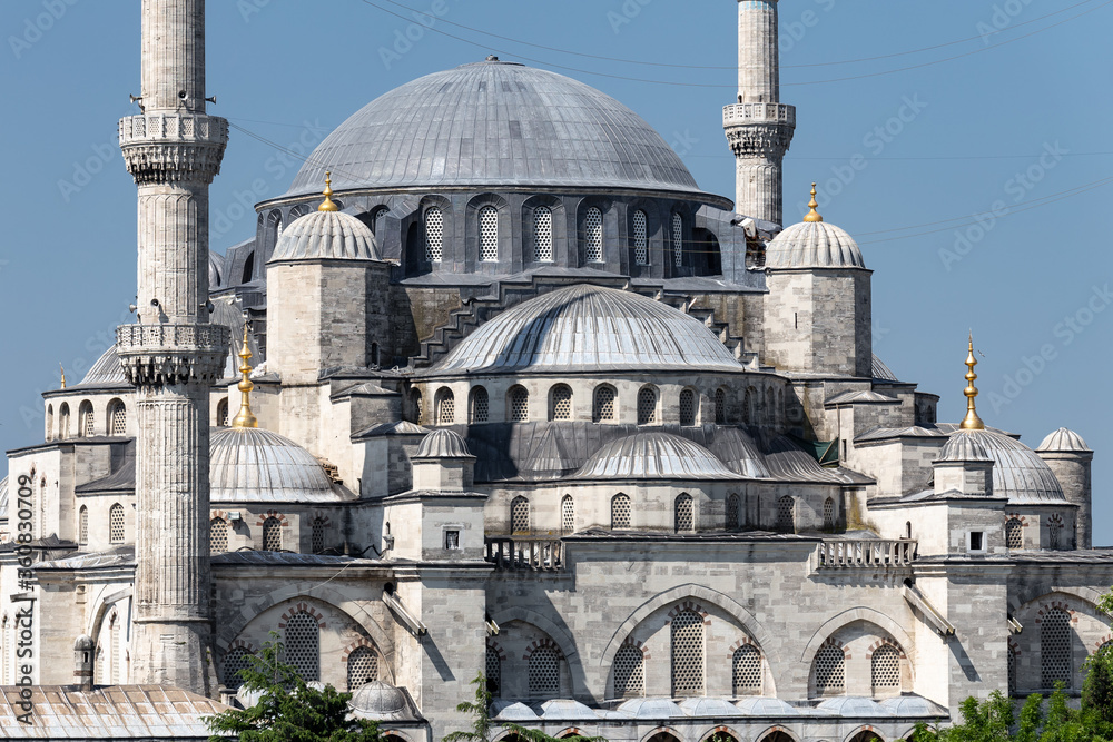 Sultanahmet Blue Mosque in Sultanahmet, Istanbul, Turkey