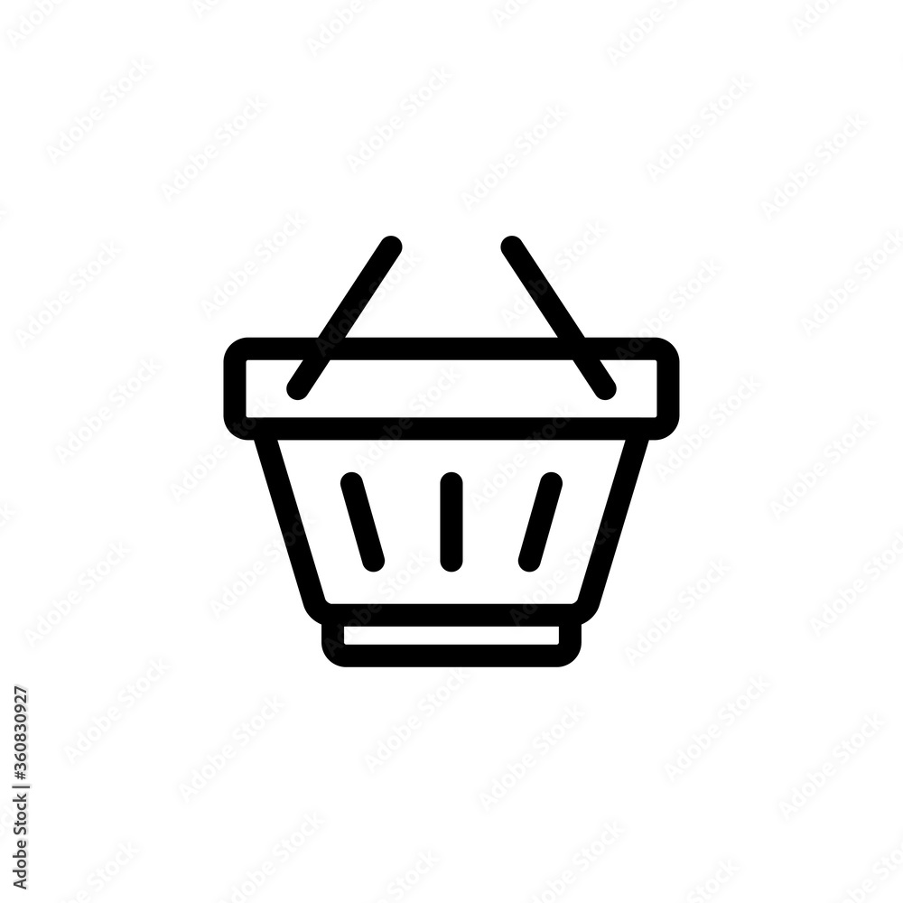 shopping basket icon logo illustration design shopping basket icon logo illustration design