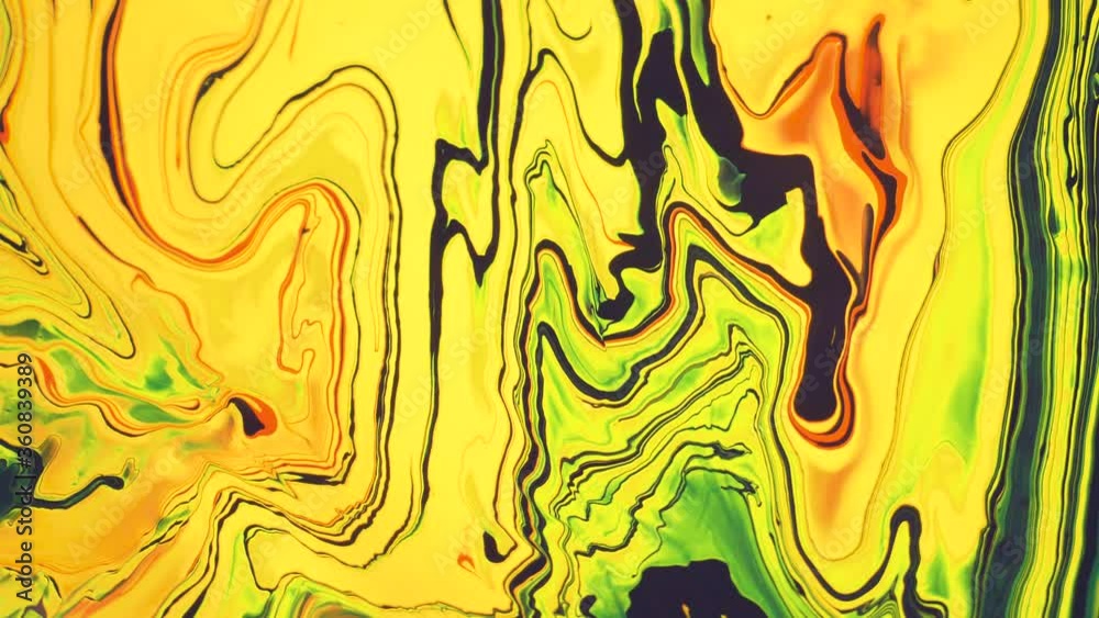 Liquid paint texture in slow motion Liquid paint texture in slow motion