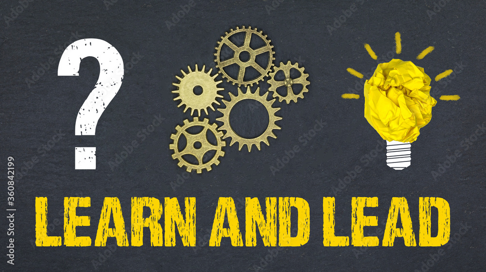 Obraz premium Learn and Lead