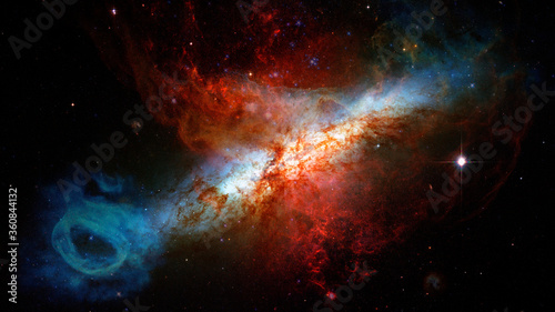 Fototapeta Naklejka Na Ścianę i Meble -  Outer space background. Elements of this image furnished by NASA