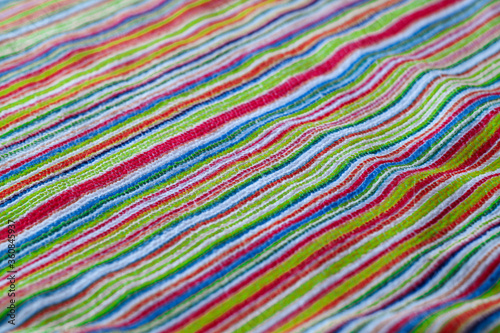 bright striped rainbow design fabric texture