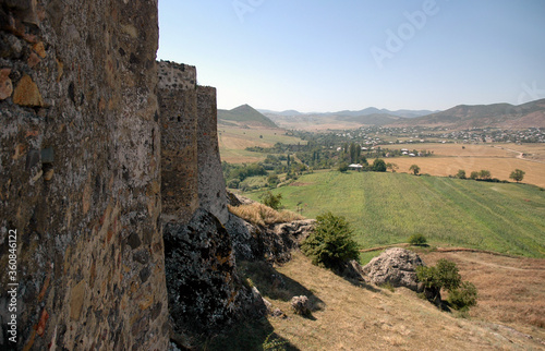 Ruins of medieval Kveshi fortress. Kvemo Kartli Region, Georgia, Caucasus. photo