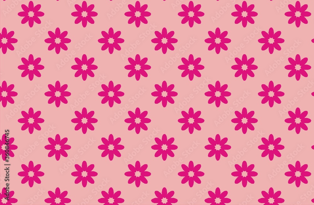 seamless pattern with pink flowers seamless pattern with pink flowers