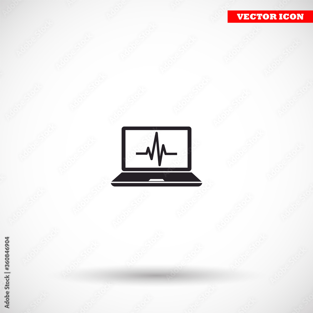 laptop vector icon , lorem ipsum Flat design laptop vector icon , lorem ipsum Flat design