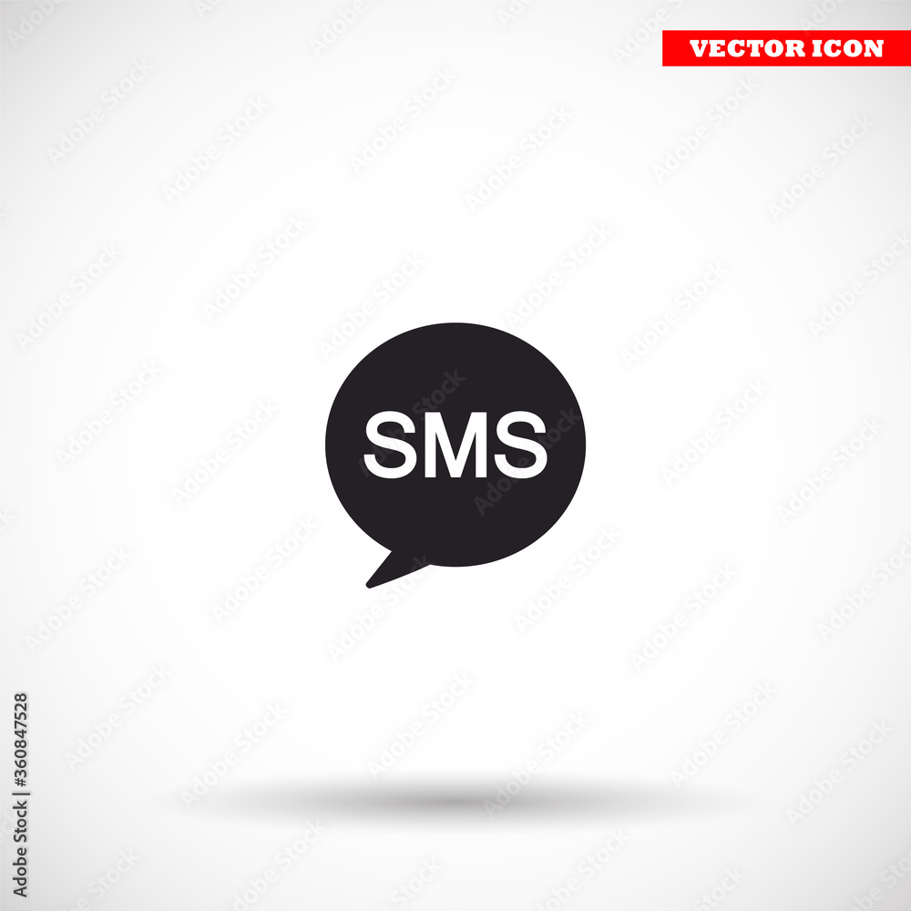 Sms vector icon , lorem ipsum Flat design Sms vector icon , lorem ipsum Flat design