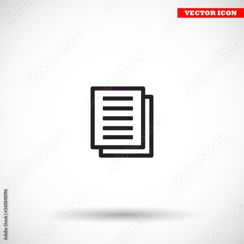 Files  vector icon   lorem ipsum Flat design